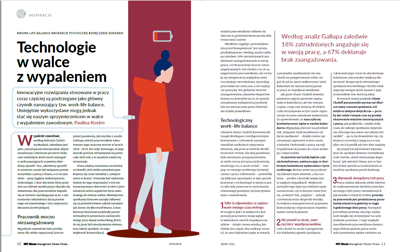 Technologie w walce z wypaleniem