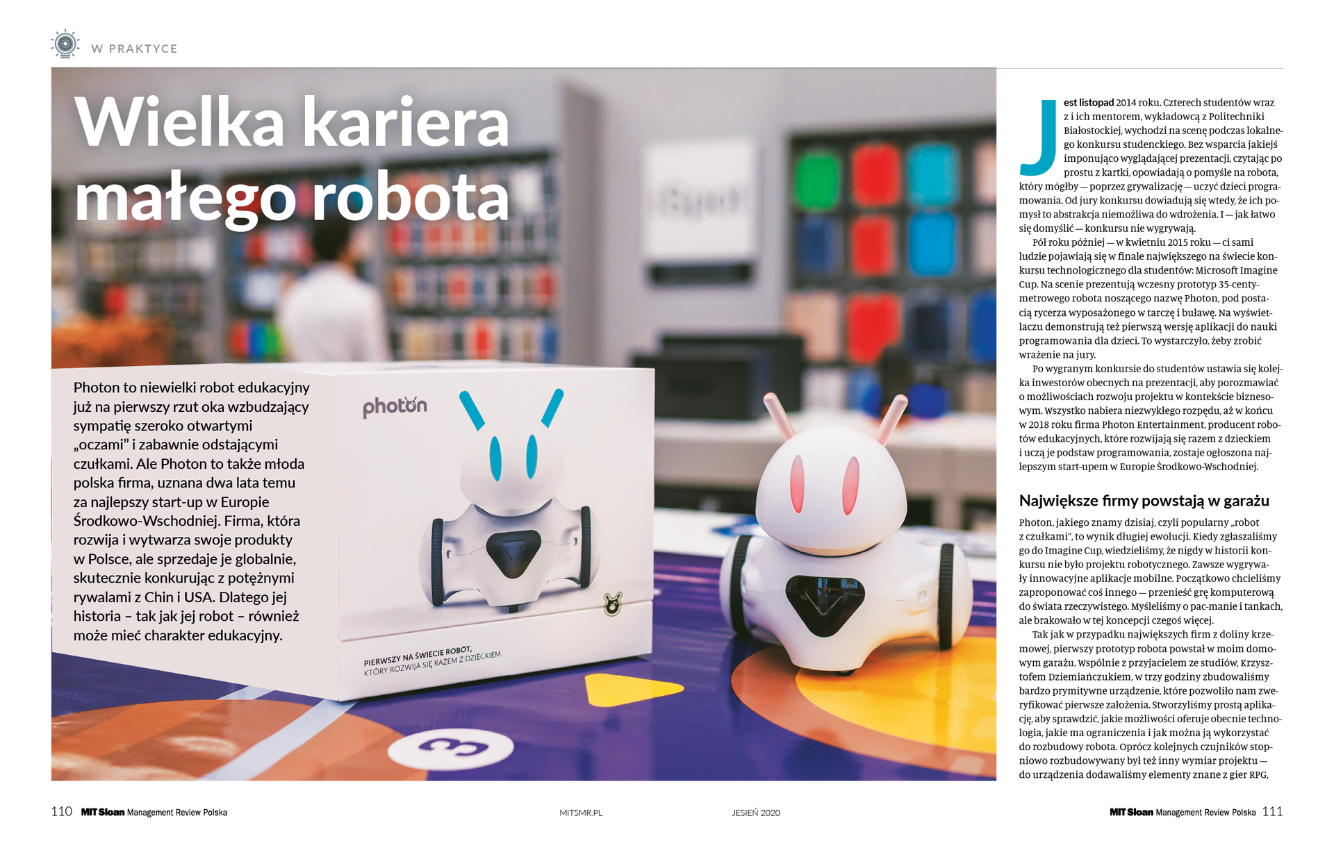 Wielka kariera małego robota